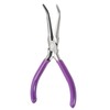 Fish Bone Pliers, Bent Nose Pliers/Tweezers with Non Slip Handle