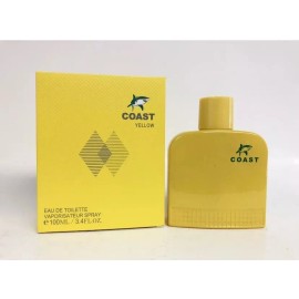 EBC COLLECTION COAST YELLOW MEN EAU DE COLOGNE TOILETTE PARFUM PERFUME 3.4 OZ EBC COLLECTION