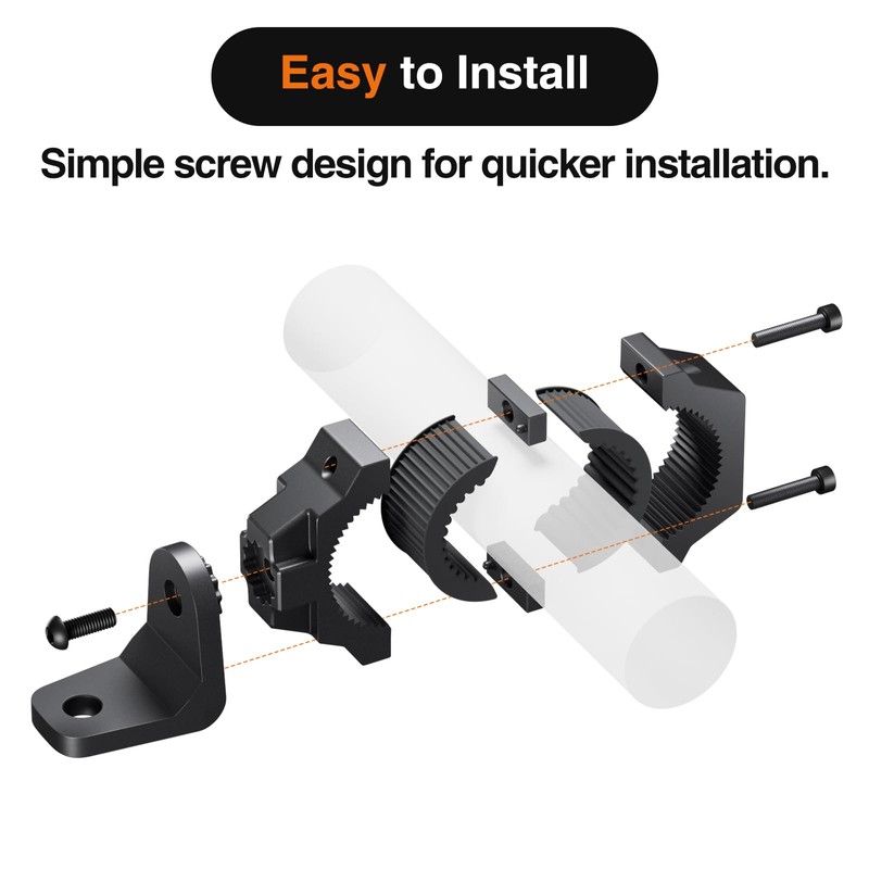 Ehaho 1 Pack UTV Whip Mount, Heavy Duty UTV Flag