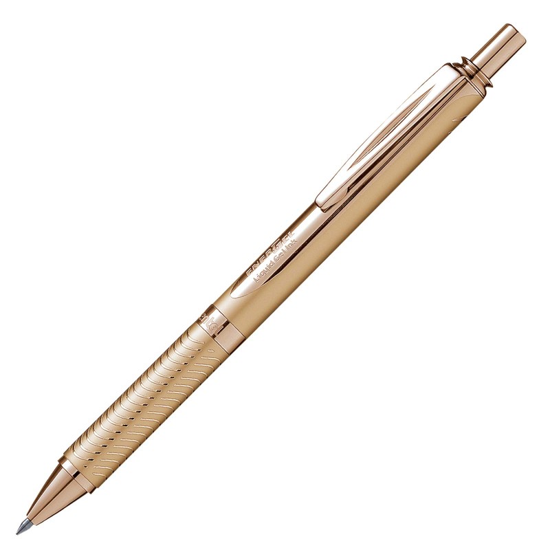 Pentel de México BL407X-A-EST Bol Energel Bl407 C/Dorado Tinta Negra