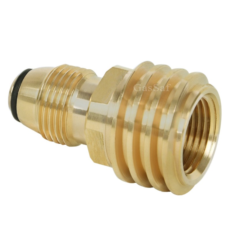 GasSaf Universal Propane Tank Adapter Converts POL LP Tank Service