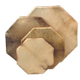 Terre Shaman drum 8-corners with goat skin, Frame Drum, handmade  16" 20" 24" 28" - Size: 16 inch