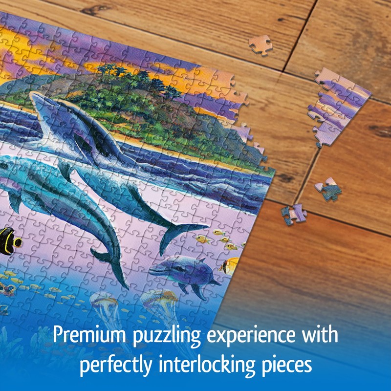 Wonder Forge Underwater Frolic 1000 Piece Jigsaw Puzzle for Adults