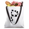 Creative Bold Marker Letter P - Cow Pattern Design Tote