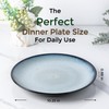 LERATIO Ceramic Dinner Plates Set of 6, 10.5 Inch Handmade