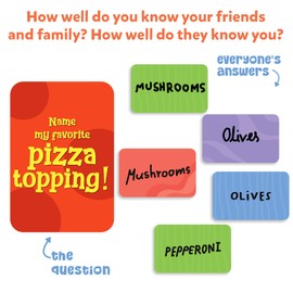 Skillmatics Card Game - Who Knows You Best, Family Party Game for Boys, Girls, Kids, Teenagers and Adults, Fun for Game Night, Thanksgiving, Gifts for Ages 8, 9, 10 and Up