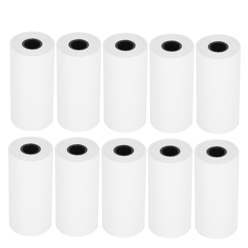 Sunicon 10pcs Mini Photo Printer Paper Roll,Mini Pocket Printer Refill