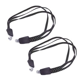 2 Pcs Bike Luggage Fixed Strap Rope Bungee Cords Elastic with 2 Hoods