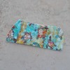 Turquoise Sea Turtle Batik Sunglasses or Eyeglasses Case, Soft Case