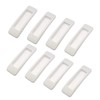 MOROBOR 8PCS Self-Adhesive Sliding Handles, Exquisite Plastics Drawer Pulls, Kitchen