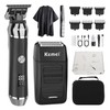 KEMEI Professional Beard Trimmer for Men, Electric Foil Shaver &