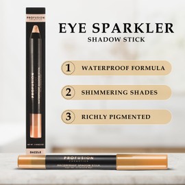 Profusion Cosmetics Eye Sparkler Shadow Stick, Bold and Beautiful Look with Richly Pigmented Matte Finish, Smudge Free Beauty Essential Tool With Various Vibrant Shades, Dazzle