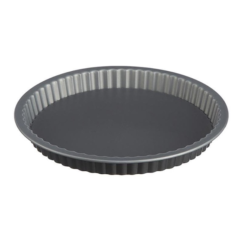 Harlams Quiche Pan 24cm, Non-Stick Tart Tin, Flan Tins with