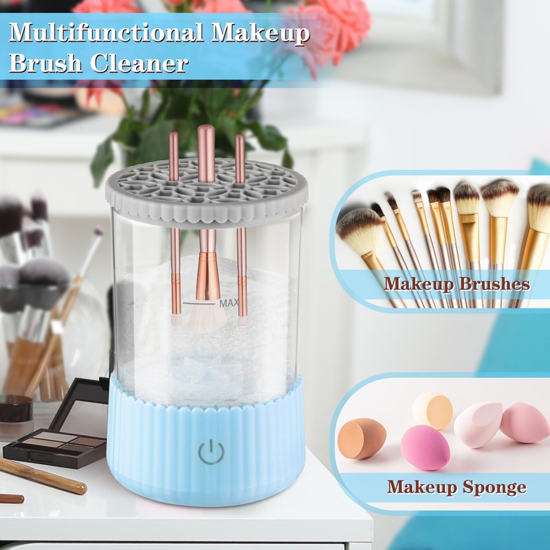 GQIRIL Electric Makeup Brush Cleaner - Make Up Sponges Washer