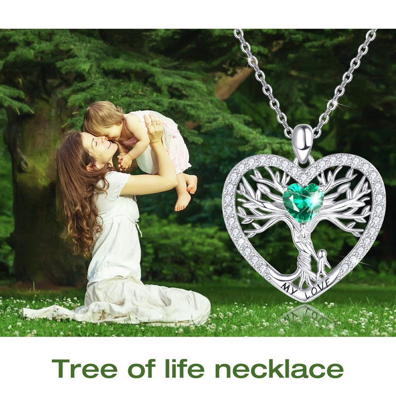 AENEAS Tree of Life Necklace For Mother 925 Sterling Silver