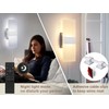 Plug in Wall Sconces with Remote, 3000K-6500K Stepless Color Temperature,