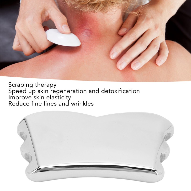 Terahertz Stone Gua Sha Tool Face Beauty Lymphatic Drainage Detox