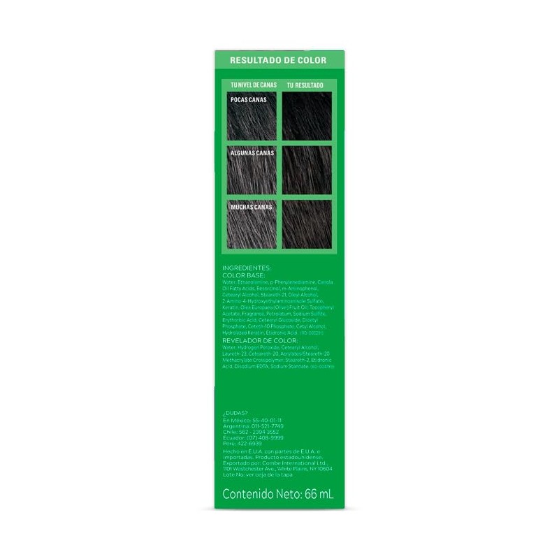 Just For Men, Tinte Colorante En Shampoo, Negro H55, Opción