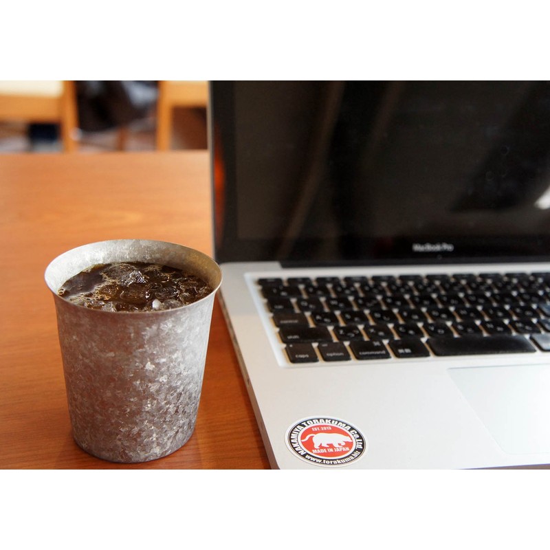 Horie Niigata Prefecture Tsubame made in Titanium Double Tumbler Cotta