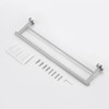 KES SUS304 Double Towel Rail Bathroom Towel Holder Stainless Steel