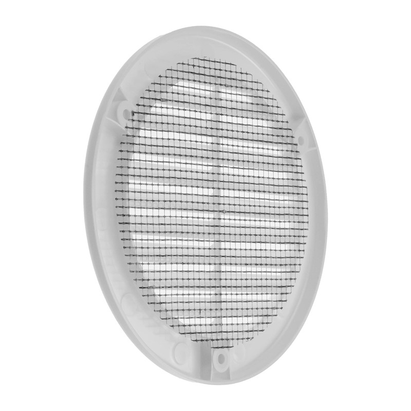 Vent Systems 4'' Inch (Opening Dimensions) White Soffit Vent Cover