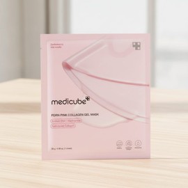 Medicube Elastic glow Medicube PDRN pink collagen gel mask pack 1 sheet 4074568 / 탄력속광 메디큐브 PDRN 핑크 콜라겐 겔 마스크팩 1매 4074568