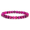 Cherry Tree Collection Gemstone Beaded Stretch Bracelet 6mm Round Beads