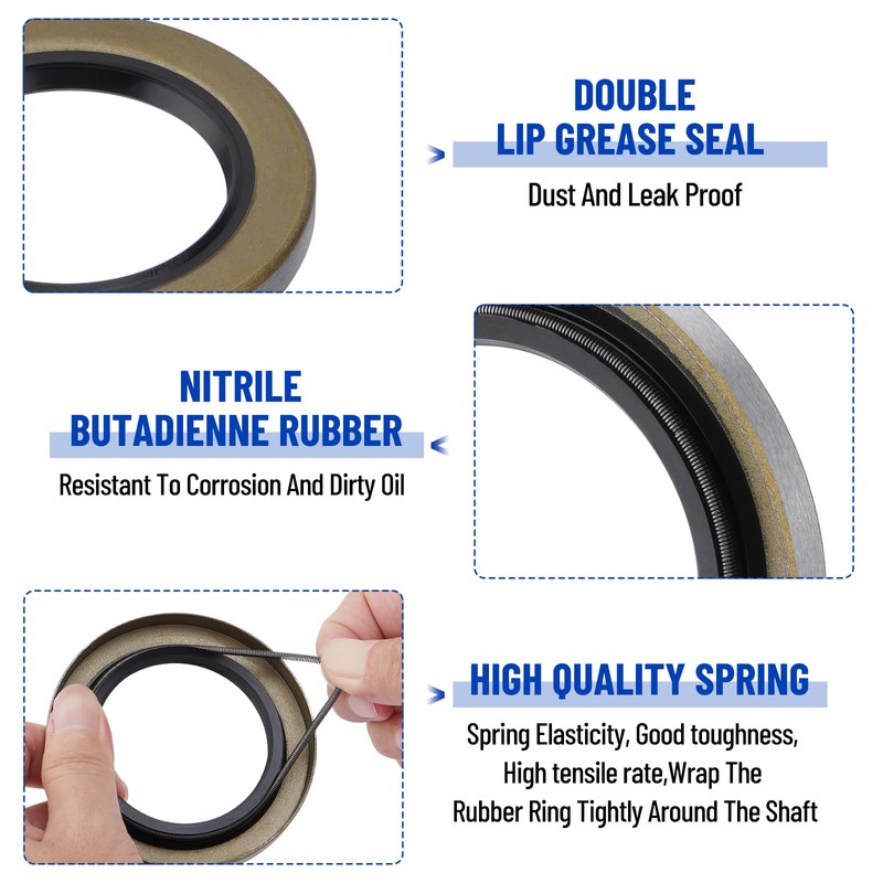 Racewill 4 Sets 25580 14125A Boat Trailer Axles Bearing Kits,