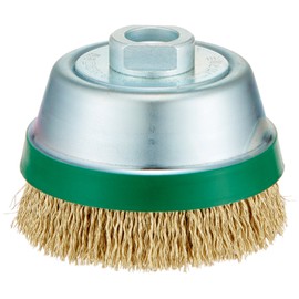 HiKOKI 0031-6333 Wire Brush, 3.5 inches (90 mm), Cup Shape, Screw Type