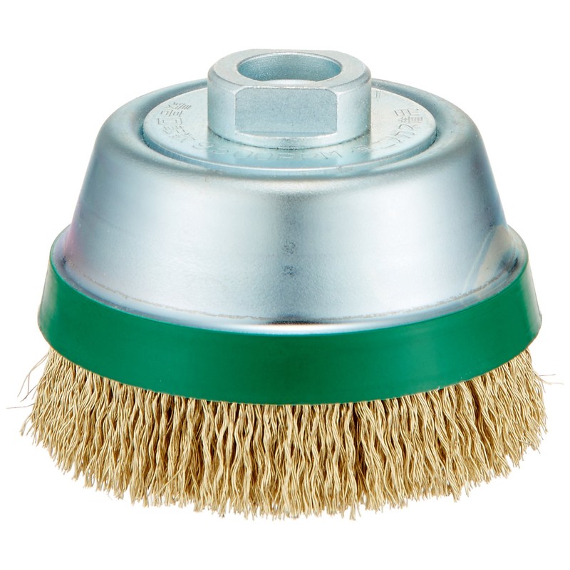 HiKOKI 0031-6333 Wire Brush, 3.5 inches (90 mm), Cup Shape,