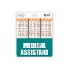 Medical Assistant Badge Buddy Horizontal w/Height & Weight Conversion Charts