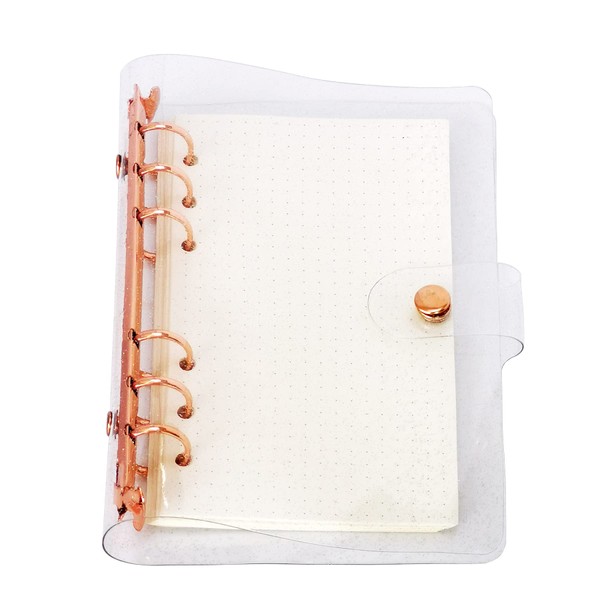 A6 A5 6-Holes Colorful PVC Cover Round Ring View Binder