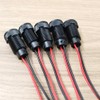Gebildet LED Plastic Indicator Light, AC/DC 12-24 V, Mounting Hole