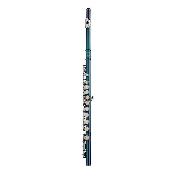Glory Closed Hole C Flute With Case, Tuning Rod and Cloth,Joint Grease and Gloves,Sea Blue