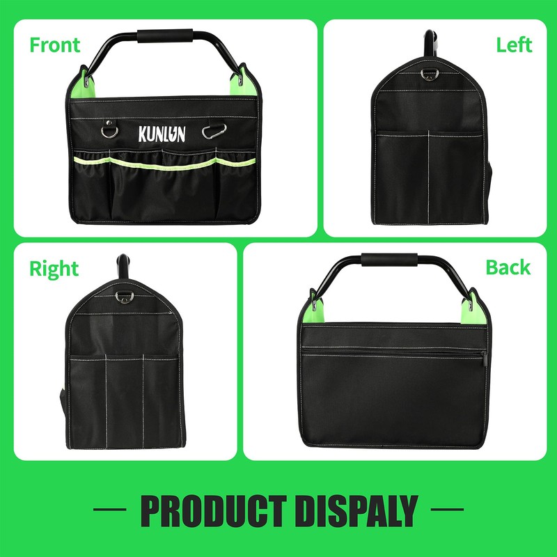 17-Inch Open Top Tool Bag, Electrician Tool Bag, Tool Tote