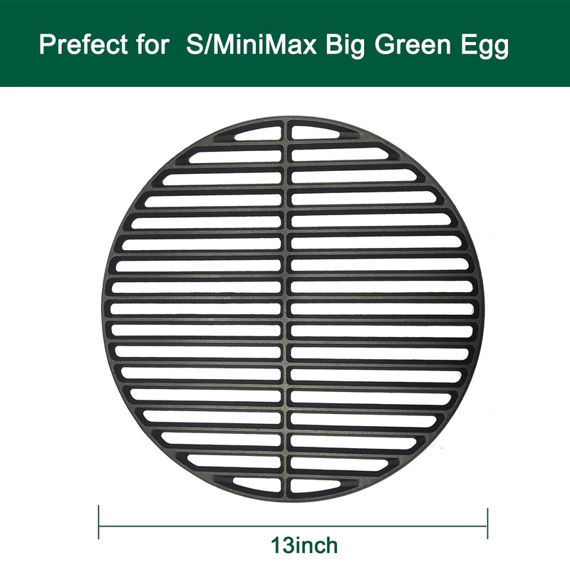 Quantfire 13" Cast Iron Cooking Grid for S/MiniMax Big Green