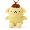 Sanrio 174670 Mini Mascot Holder, Pom Pom Plush, Polyester, Steel