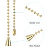 PATIKIL 1M 3.3ft Ceiling Fan Pull Chain, 2 Pcs Beaded