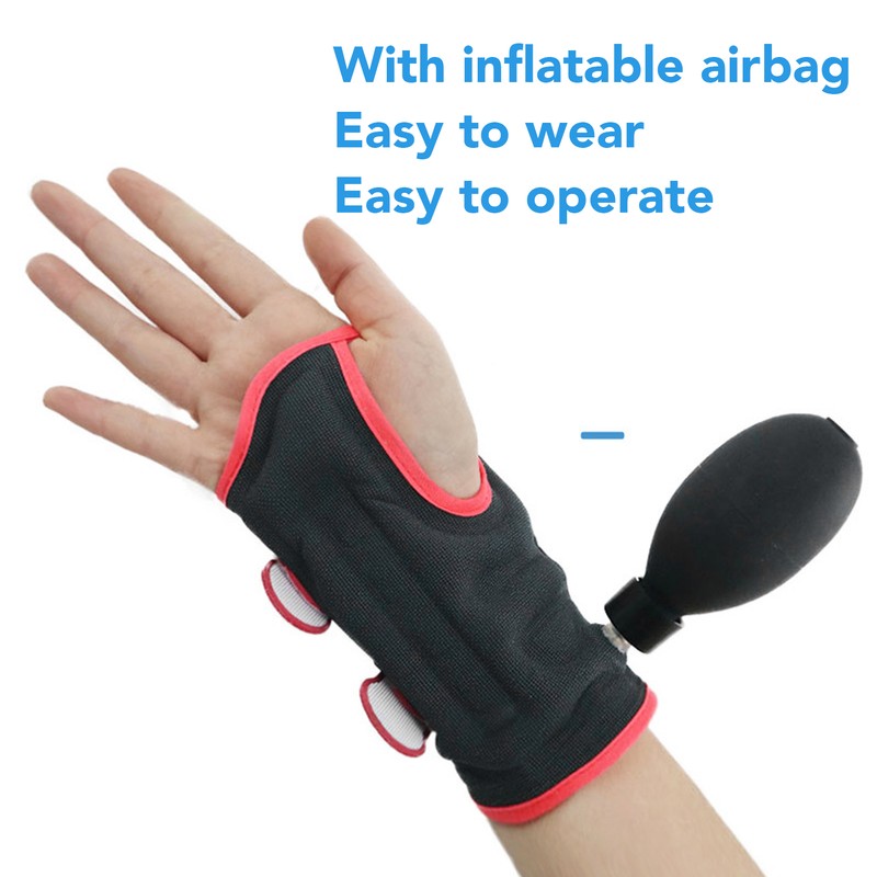 Carpal Tunnel Wrist Brace Adjustable Inflation Compression Wrist Support for