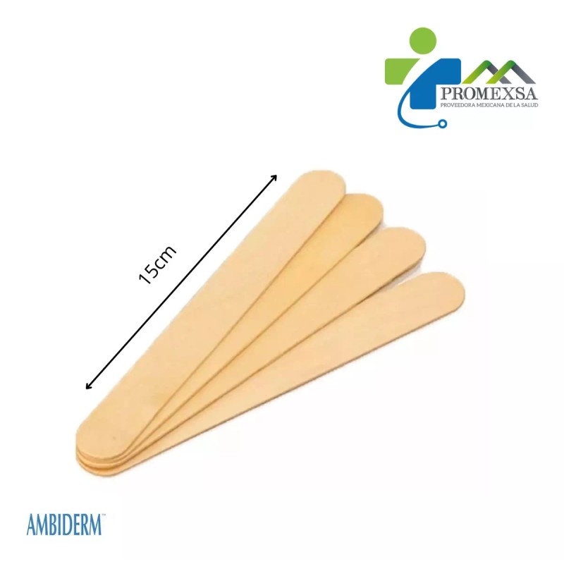 Nacional Abatelenguas De Madera Paquete C/500 Piezas