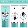 Vaso térmico de 12 onzas con tapa con popote en