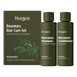 Set De Champú Y Acondicionador Rosemary Contra La Caída Del