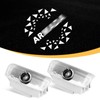 JCRNBU 2PCS Car Door Lights Logo for Armada 2017-2022, Puddle