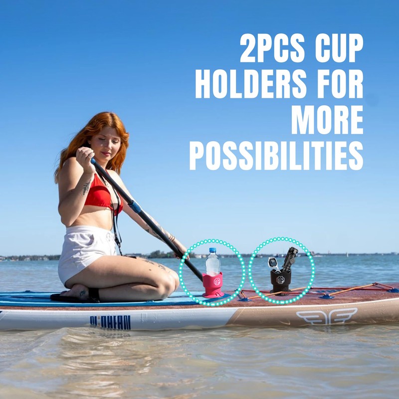 niphean Paddleboard and Kayak Cup Holder, Versatile Drink Holder for