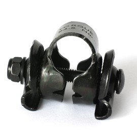 Steel Clamp for All Saddle with Mounting Hoses, Black