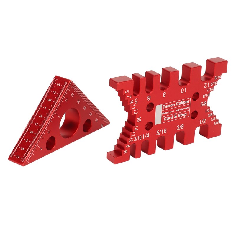 Carpenter Ruler, Tenon Caliper, Table Saw Height Gauge, Router Saw