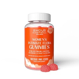 Intimate Flora Women’s Probiotic Gummies – 10 Billion CFU | Cranberry, Calcium, Zinc & Vitamin C | Vaginal Health, Gut Balance, UTI & pH Support | Vegan, Sugar-Free | 60 Count |1 Month Supply