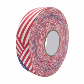 Yuecoom 2.5cmx25m Lacrosse Tape, Hockey Protective Tape Lacrosse Tape Hockey Grip Tape for Stick Sport Safety Badminton Pole Pads Hockey Stick Tapes Equipment (Stars and Stripes)