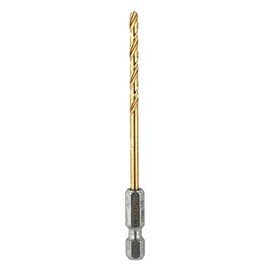 Norske Tools NIDBP204 Hex Shank Titanium Coated 1/8" Impact Drill Bit