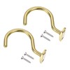 PATIKIL Bridge Stick and Ball Rack Hooks, 2 Pack Snooker